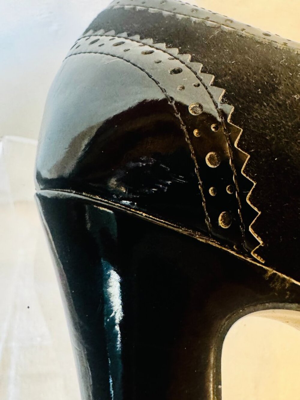 Enzo Angiolini Womens Aeemelle 8.5 M Black Suede Pointed Toe Oxfords Lace up - Picture 12 of 14